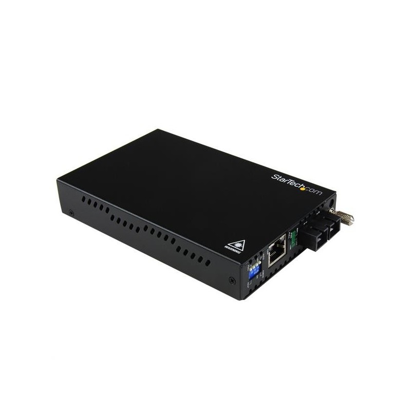 Conversor de Medios Gigabit Ethernet a Fibra Multi Modo Conector SC - 550m