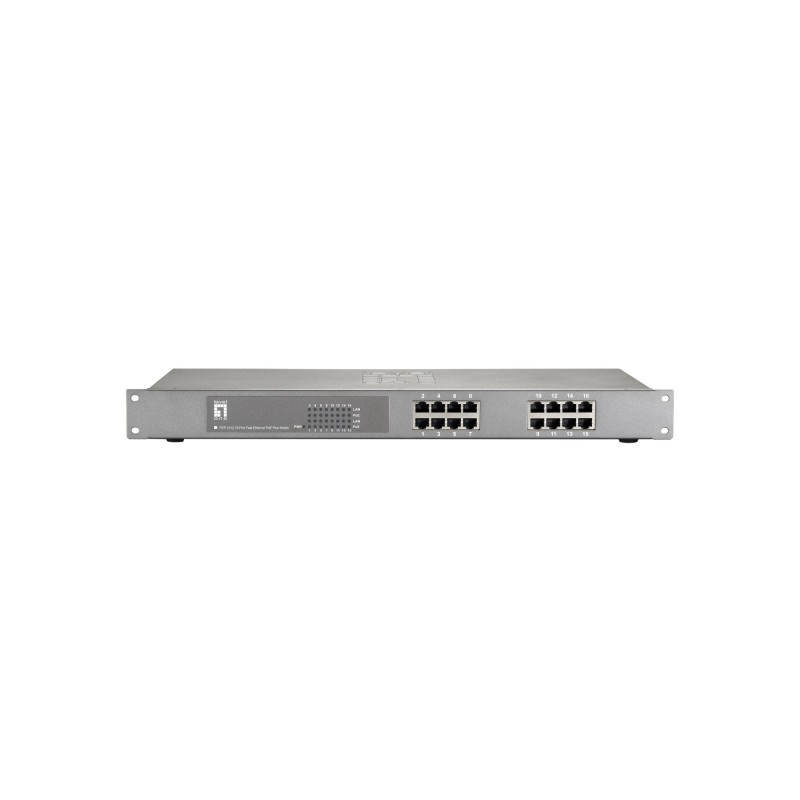 FEP-1612W380 switch Fast Ethernet (10/100) Energa sobre Ethernet (PoE) Gris