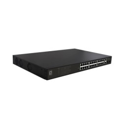 GEP-2821 switch No administrado Gigabit Ethernet (10/100/1000) Energa sobre Ethernet (PoE) 1U Negro
