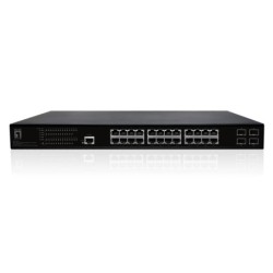 GEP-2861 switch Gestionado L2 Gigabit Ethernet (10/100/1000) Energa sobre Ethernet (PoE) 1U Negro