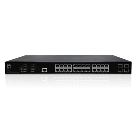 GEP-2861 switch Gestionado L2 Gigabit Ethernet (10/100/1000) Energa sobre Ethernet (PoE) 1U Negro