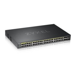 GS2220-50HP-EU0101F switch Gestionado L2 Gigabit Ethernet (10/100/1000) Energa sobre Ethernet (PoE) Negro
