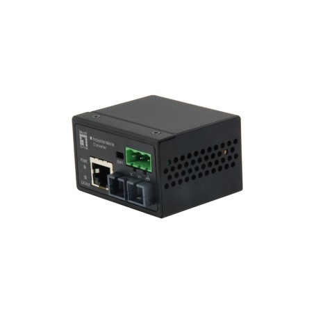 IEC-4301 convertidor de medio 100 Mbit/s Monomodo Negro