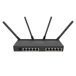 RB4011iGS+5HacQ2HnD-IN router inalmbrico Gigabit Ethernet Doble banda (2 4 GHz / 5 GHz) Negro