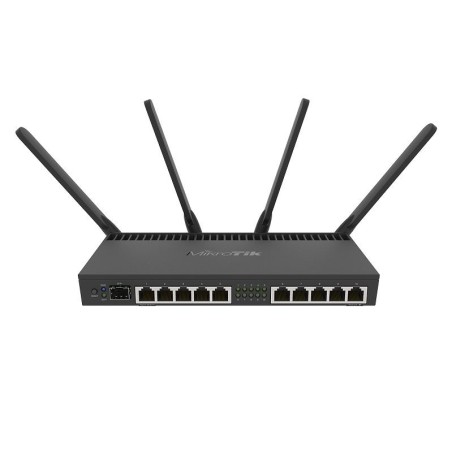 RB4011iGS+5HacQ2HnD-IN router inalmbrico Gigabit Ethernet Doble banda (2 4 GHz / 5 GHz) Negro