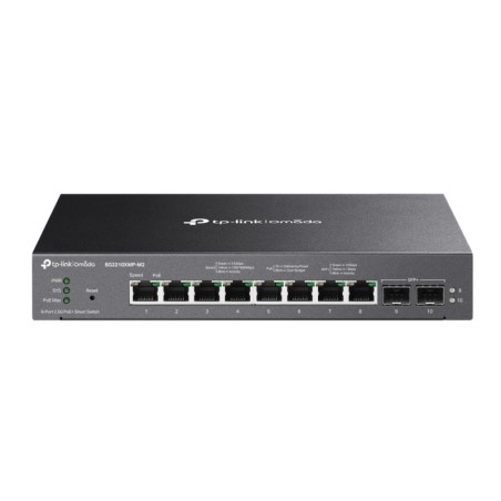 Omada SG2210XMP-M2 switch Gestionado L2/L2+ 2.5G Ethernet (100/1000/2500) Energa sobre Ethernet (PoE) Montaje en pared/escritori