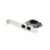 Tarjeta de Red PCI Express de 2 Puertos Gigabit - Adaptador Ethernet PCIe RJ45 - 10/100/1000Mbps - Tarjeta LAN - 2x Realtek RTL8