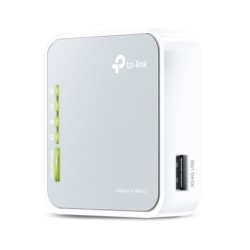 TL-MR3020 router inalmbrico Ethernet rpido Banda nica (2 4 GHz) Gris  Blanco