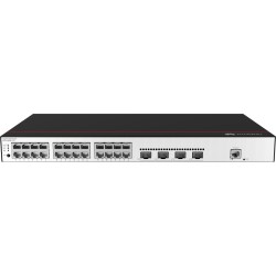 CloudEngine S5735-L24P4S-A-V2 Gestionado L3 Gigabit Ethernet (10/100/1000) Energa sobre Ethernet (PoE) 1U Negro  Plata