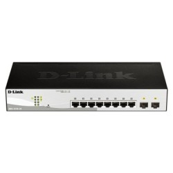 DGS-1210-10 switch Gestionado L2 Gigabit Ethernet (10/100/1000) 1U Negro  Gris