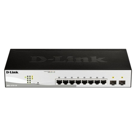 DGS-1210-10 switch Gestionado L2 Gigabit Ethernet (10/100/1000) 1U Negro  Gris