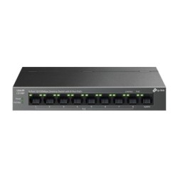 LiteWave LS109P switch No administrado Fast Ethernet (10/100) Energa sobre Ethernet (PoE) Negro