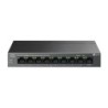 LiteWave LS109P switch No administrado Fast Ethernet (10/100) Energa sobre Ethernet (PoE) Negro