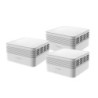 MESHTRIAX3000 sistema Wi-Fi Mesh (Wi-Fi en malla) Doble banda (2 4 GHz / 5 GHz) Wi-Fi 6 (802.11ax) Blanco 3 Interno