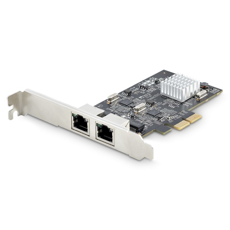 Tarjeta PCI Express de Red Ethernet 2 Puertos NBASE-T 2 5G - NIC I225-V - Tarjeta de Red de 2 Puertos para Ordenador de Sobremes