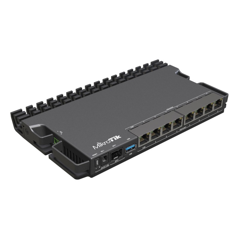 RB5009UPR+S+IN router 2.5 Gigabit Ethernet  Gigabit Ethernet Negro