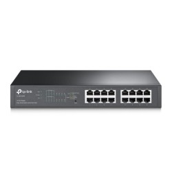 TL-SG1016PE Gestionado L2 Gigabit Ethernet (10/100/1000) Energa sobre Ethernet (PoE) 1U Negro