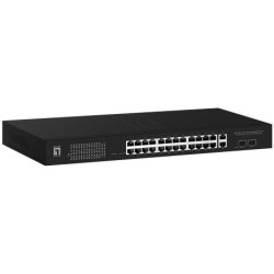GEP-2841 switch Gestionado L2 Gigabit Ethernet (10/100/1000) Energa sobre Ethernet (PoE) 1U Negro