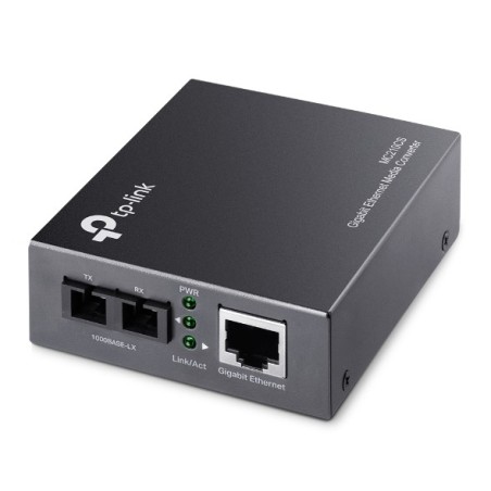 MC210CS convertidor de medio 1000 Mbit/s 1310 nm Monomodo Negro