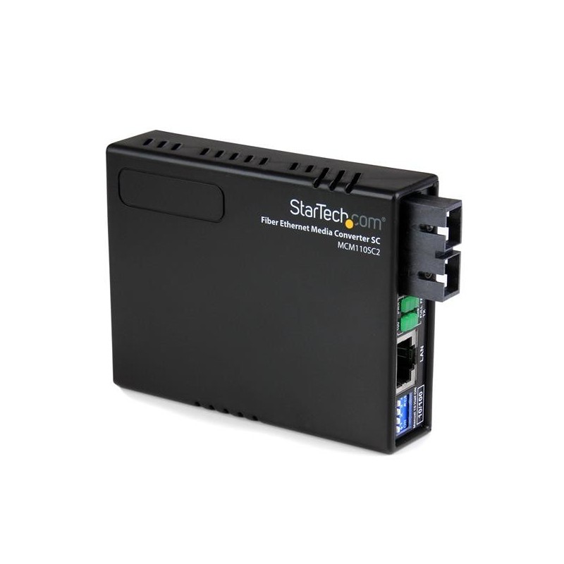 Conversor de Medios Ethernet RJ45 a Fibra ptica Multimodo SC - 2Km