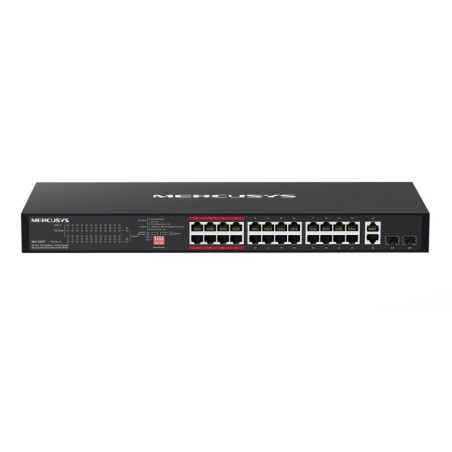 MS126CP switch Gigabit Ethernet (10/100/1000) Energa sobre Ethernet (PoE) 1U Negro