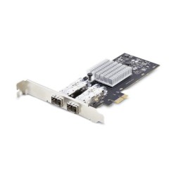 Tarjeta PCIe 2.1x1 de Red de Fibra ptica/Cobre Ethernet 1Gb SFP de 2 Puertos - Chipset Controlador Intel I350-AM2 - Cobre de 100