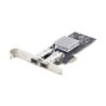 Tarjeta PCIe 2.1x1 de Red de Fibra ptica/Cobre Ethernet 1Gb SFP de 2 Puertos - Chipset Controlador Intel I350-AM2 - Cobre de 100