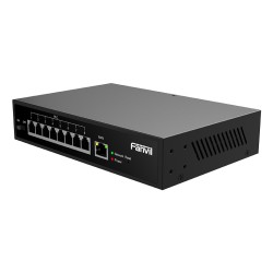 PN8 switch No administrado Fast Ethernet (10/100) Negro
