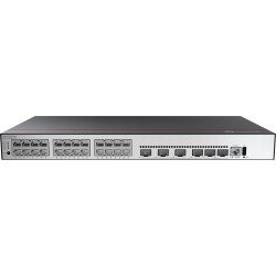 CloudEngine S5735-L24P4XE-A-V2 Gestionado L3 Gigabit Ethernet (10/100/1000) Energa sobre Ethernet (PoE) 1U Negro  Plata