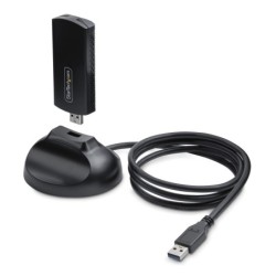 Adaptador USB Externo de Red Inalmbrica Wi-Fi 6E para Ordenador de Sobremesa o Porttil - NIC Inalmbrico de hasta 2402Mbps - Ante