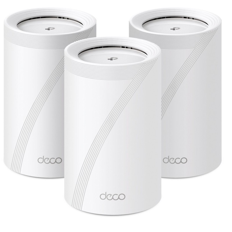 BE9300 Tribanda (2.4 GHz / 5 GHz / 6 GHz) Wi-Fi 7 (802.11be) Blanco 4 Interno