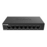 DGS-108GL No administrado Gigabit Ethernet (10/100/1000) Escritorio Negro