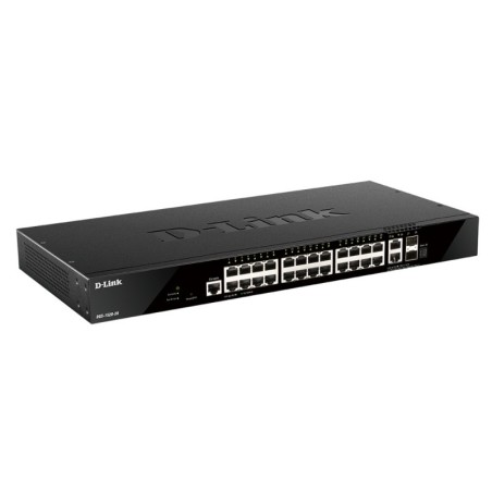 DGS-1520-28/E switch Gestionado L3 10G Ethernet (100/1000/10000) 1U Negro