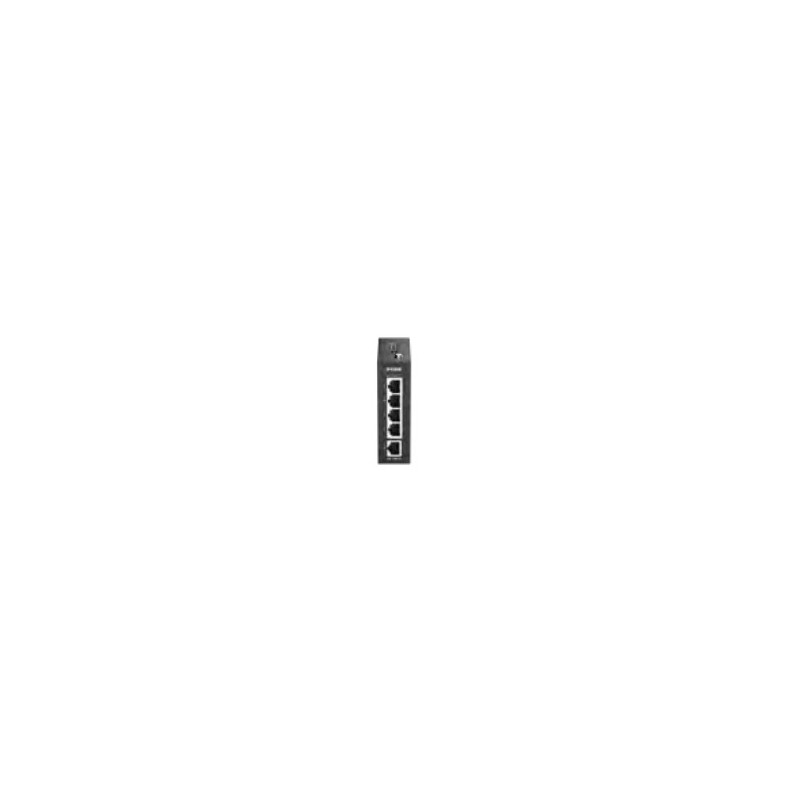 DIS-100E-05 switch No administrado Fast Ethernet (10/100) DIN rail Negro