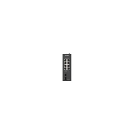 DIS-100G-10 switch No administrado L2 Gigabit Ethernet (10/100/1000) DIN rail Negro