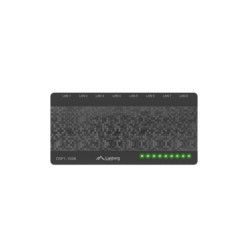DSP1-1008 switch No administrado Gigabit Ethernet (10/100/1000) Negro  Gris