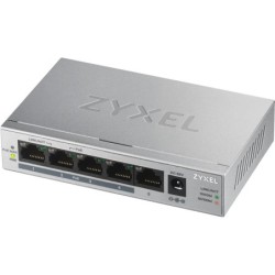 GS1005HP No administrado Gigabit Ethernet (10/100/1000) Energa sobre Ethernet (PoE) Plata