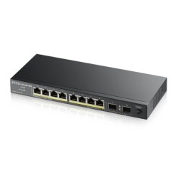 GS1100-10HP v2 No administrado Gigabit Ethernet (10/100/1000) Energa sobre Ethernet (PoE) Negro