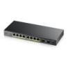 GS1100-10HP v2 No administrado Gigabit Ethernet (10/100/1000) Energa sobre Ethernet (PoE) Negro