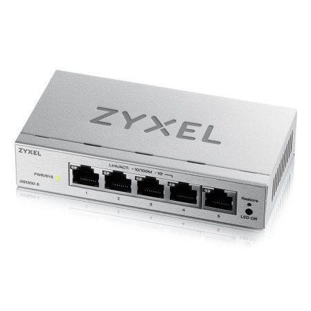 GS1200-5V3 Gestionado L2 Gigabit Ethernet (10/100/1000) Escritorio Gris