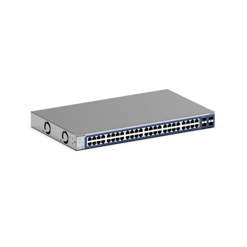 GS748T Gestionado L2/L3/L4 Gigabit Ethernet (10/100/1000) Negro  Gris