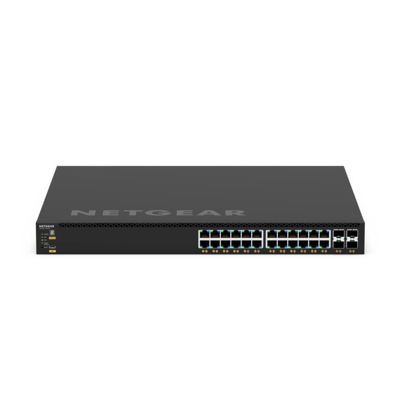 GSM4328 Gestionado L3 Gigabit Ethernet (10/100/1000) Energa sobre Ethernet (PoE) 1U Negro