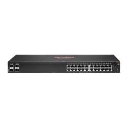 Aruba Networking 6100 24G 4SFP+ Gestionado L3 Gigabit Ethernet (10/100/1000) 1U Negro
