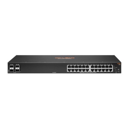 Aruba Networking 6100 24G 4SFP+ Gestionado L3 Gigabit Ethernet (10/100/1000) 1U Negro