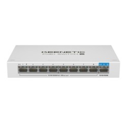 PoE+ Switch 9 (KN-4710) Switch Gigabit de 9 puertos con 8 puertos PoE+ y asignacin de energa de 120 W