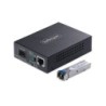 Conversor de Medios de Fibra LC Monomodo Para Redes 10/100/1000Mbps - Gigabit Ethernet a Fibra - 40km - TAA