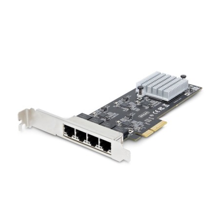 Tarjeta PCI Express de Red Ethernet 4 Puertos NBASE-T 2 5G - NIC I225-V - Tarjeta de Red de 4 Puertos para Ordenador de Sobremes