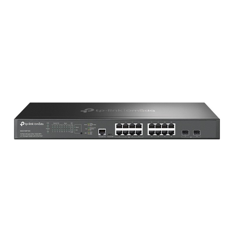 Omada SG3218XP-M2 switch Gestionado L2+ 2.5G Ethernet (100/1000/2500) Energa sobre Ethernet (PoE) 1U Negro