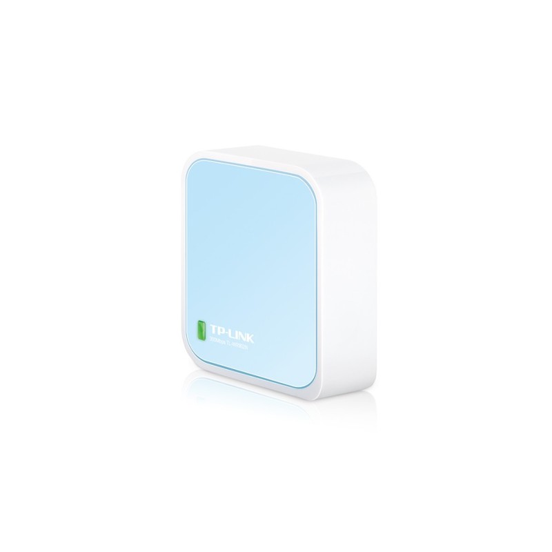 TL-WR802N router inalmbrico Ethernet rpido Banda nica (2 4 GHz) Azul  Blanco