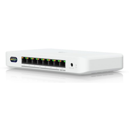 UDB-Switch 2.5G Ethernet (100/1000/2500) Energa sobre Ethernet (PoE) Blanco